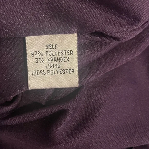 Patra Deep Purple Maxi Dress with Ruched Detail - Picture 9 of 11